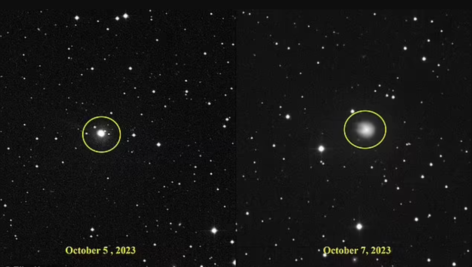 Three times the size of Everest: Gigantic volcanic comet approaching Earth
